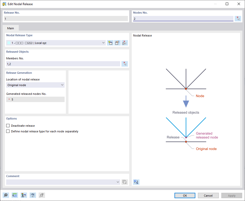 faq 005553 | Comment modéliser un assemblage télescopique dans RSTAB 9 ?