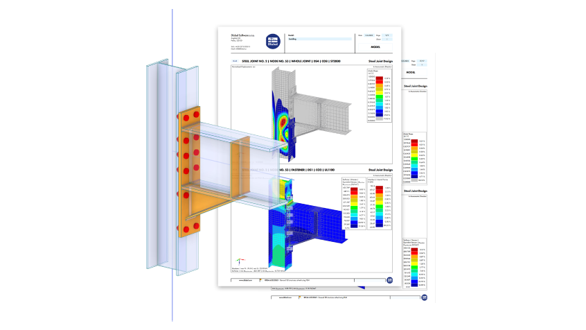 Page d'offre spéciale | Assemblages acier | Fonctionnalités | Logiciels pour les analyses de stabilité