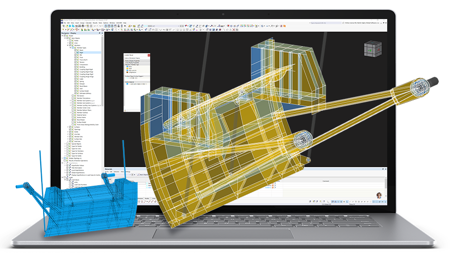 Page de présentation de RFEM Génie hydraulique de l'acier