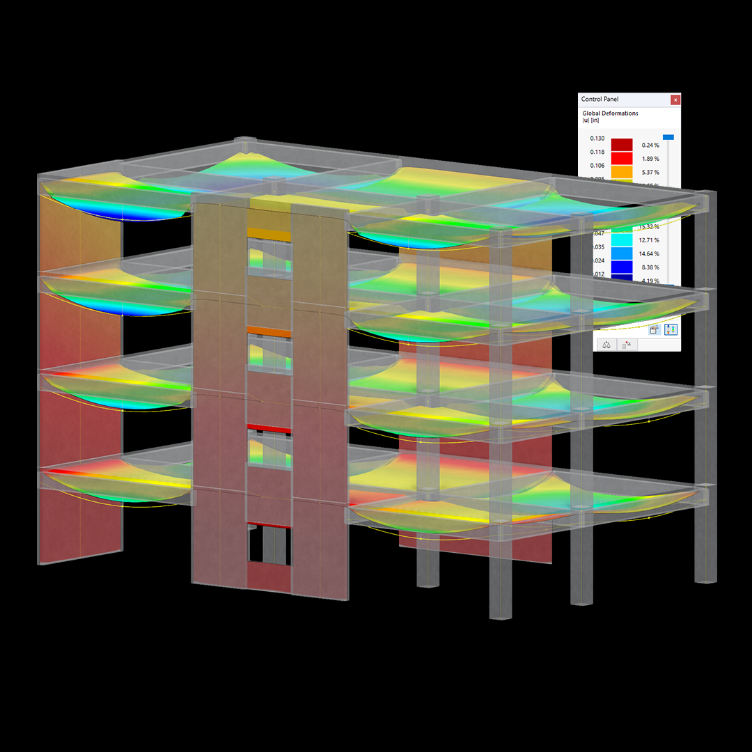 Nouveau modèle à télécharger | Bâtiment en béton de plusieurs étages | ACI 318-19 et TDA