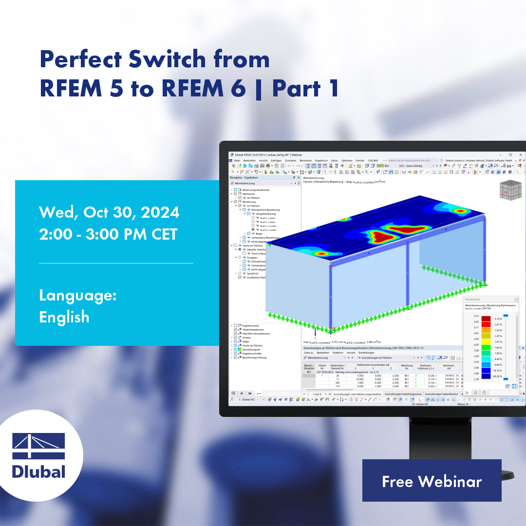 Perfect Switch from \n RFEM 5 to RFEM 6 | Part 1