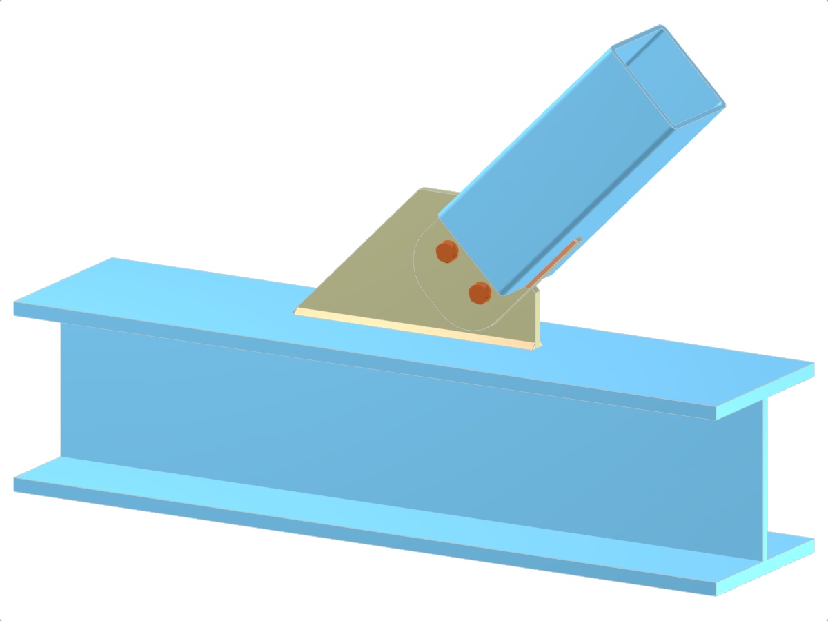 Modèle 005217 | Treillis | Diagonale à la membrure