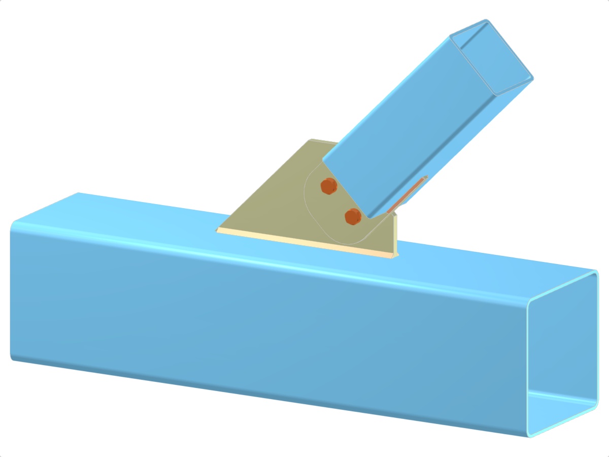 Modèle 005219 | Treillis | Diagonale à la membrure