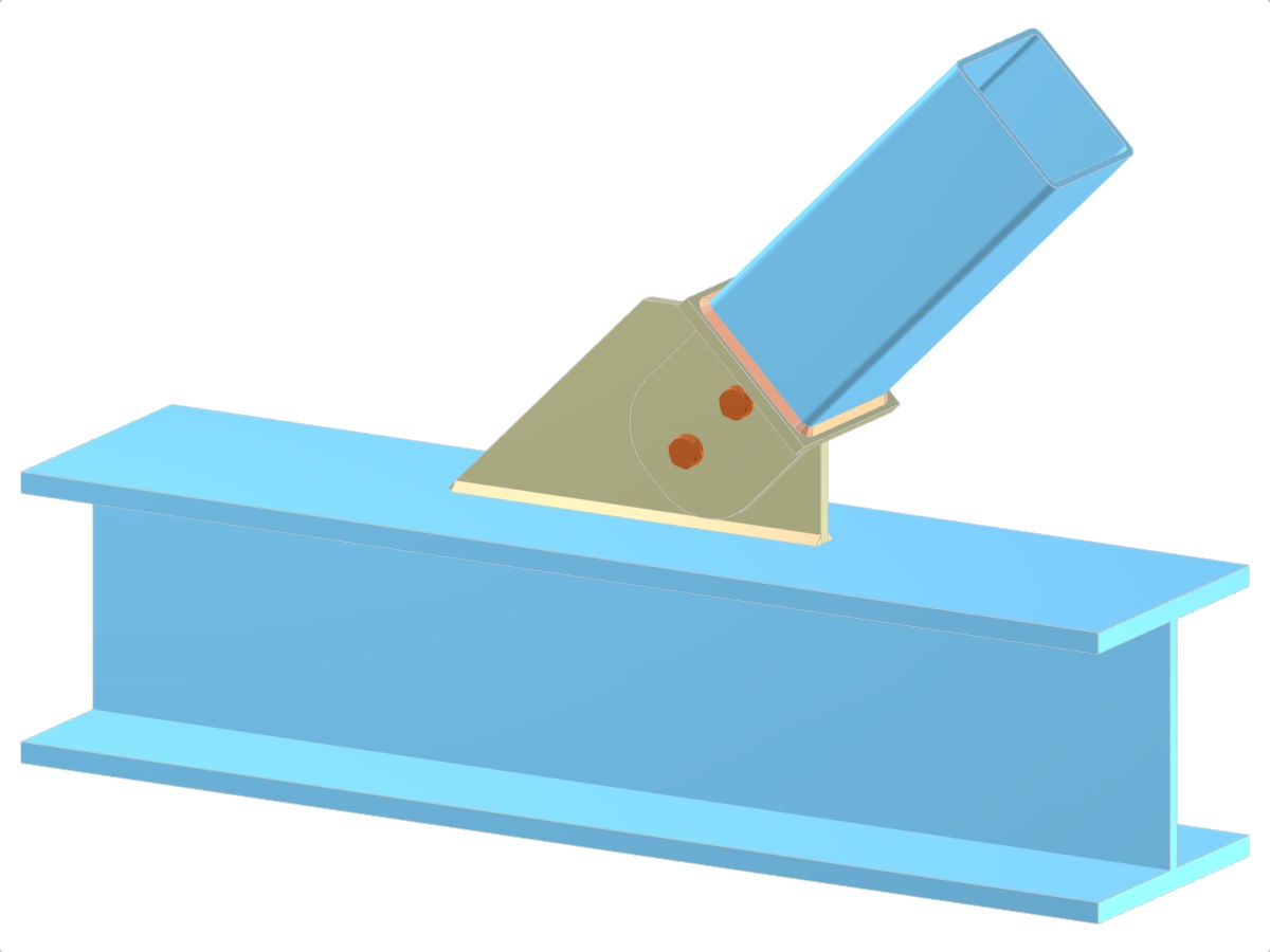 Modèle 005220 | Treillis | Diagonale à la membrure