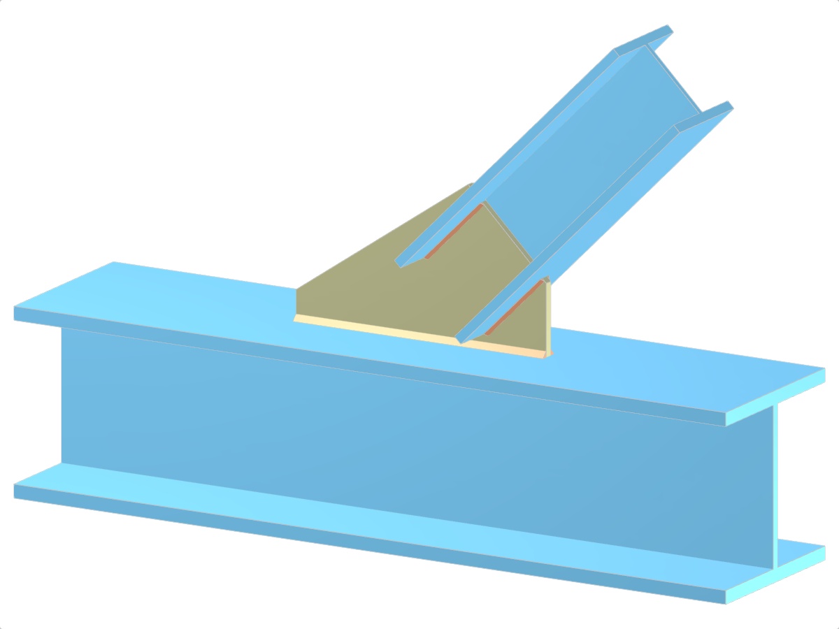 Modèle 005228 | Treillis | Diagonale à la membrure