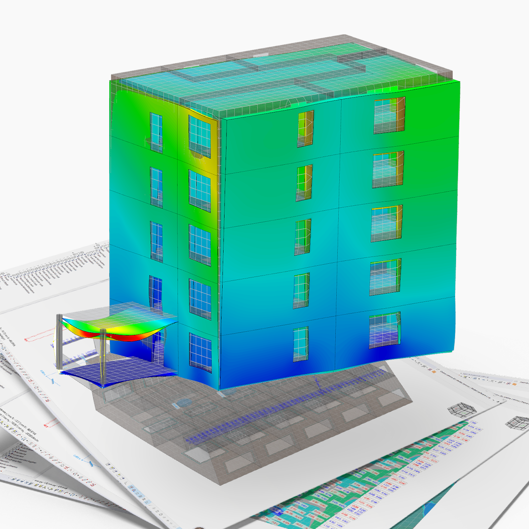 Modèle à télécharger | Structure en béton de plusieurs étages