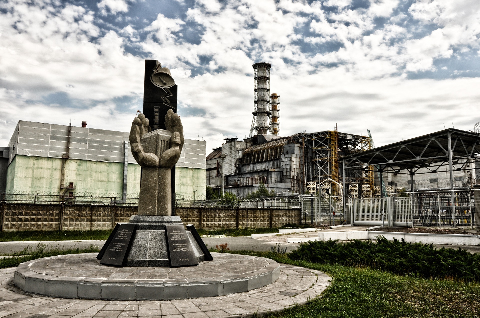 Mémorial de l’explosion du réacteur de Tchernobyl.