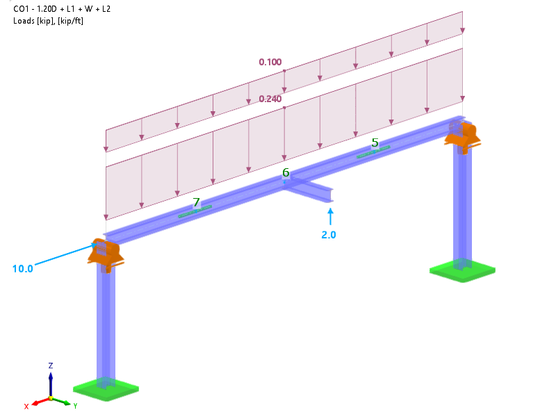 KB 001911 | Analyse de torsion selon AISC DG 9 avec module complémentaire 7 DDL