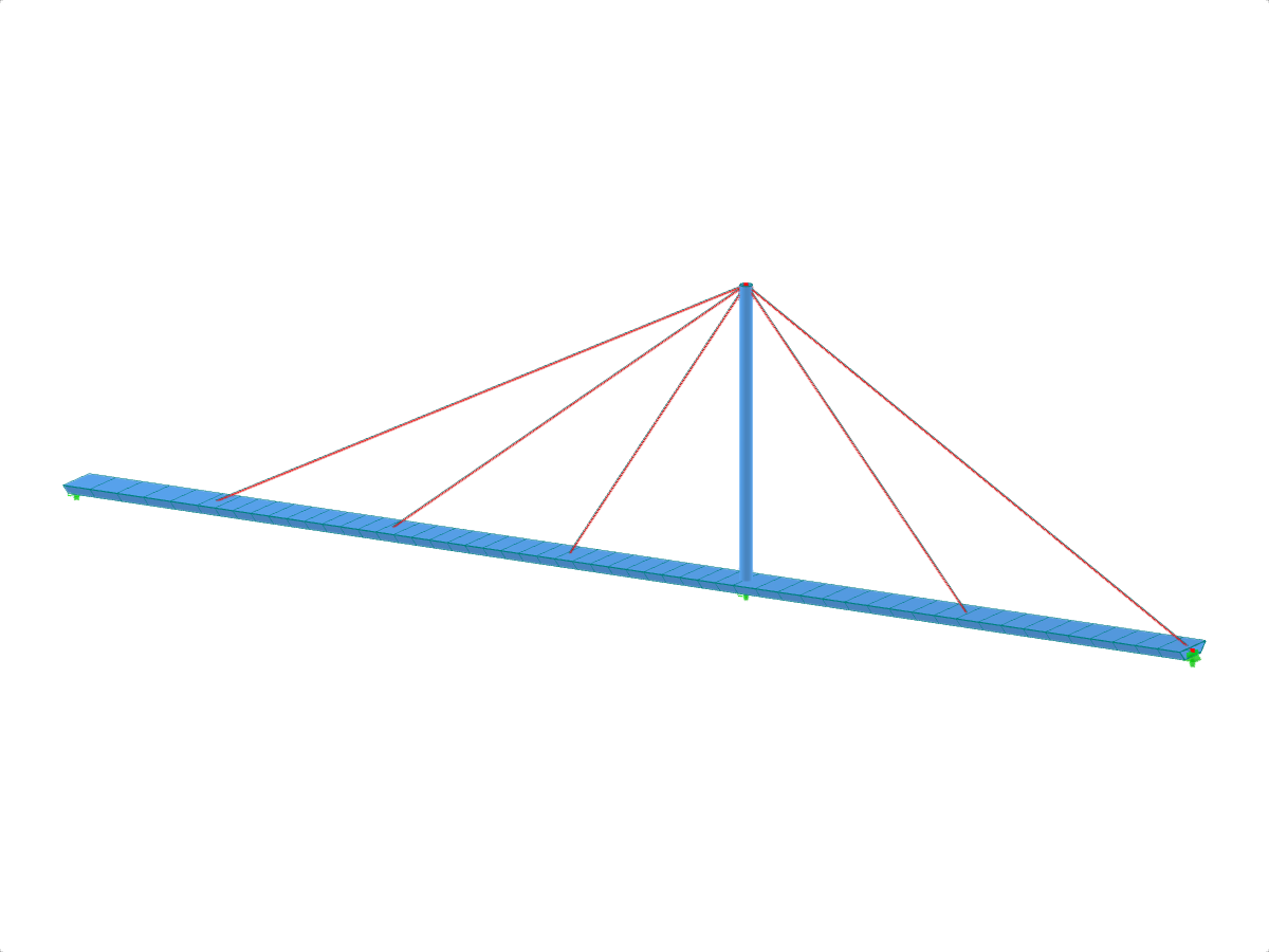 GT 000507 | Calcul statique et dimensionnement d'un pont à câbles pour piétons