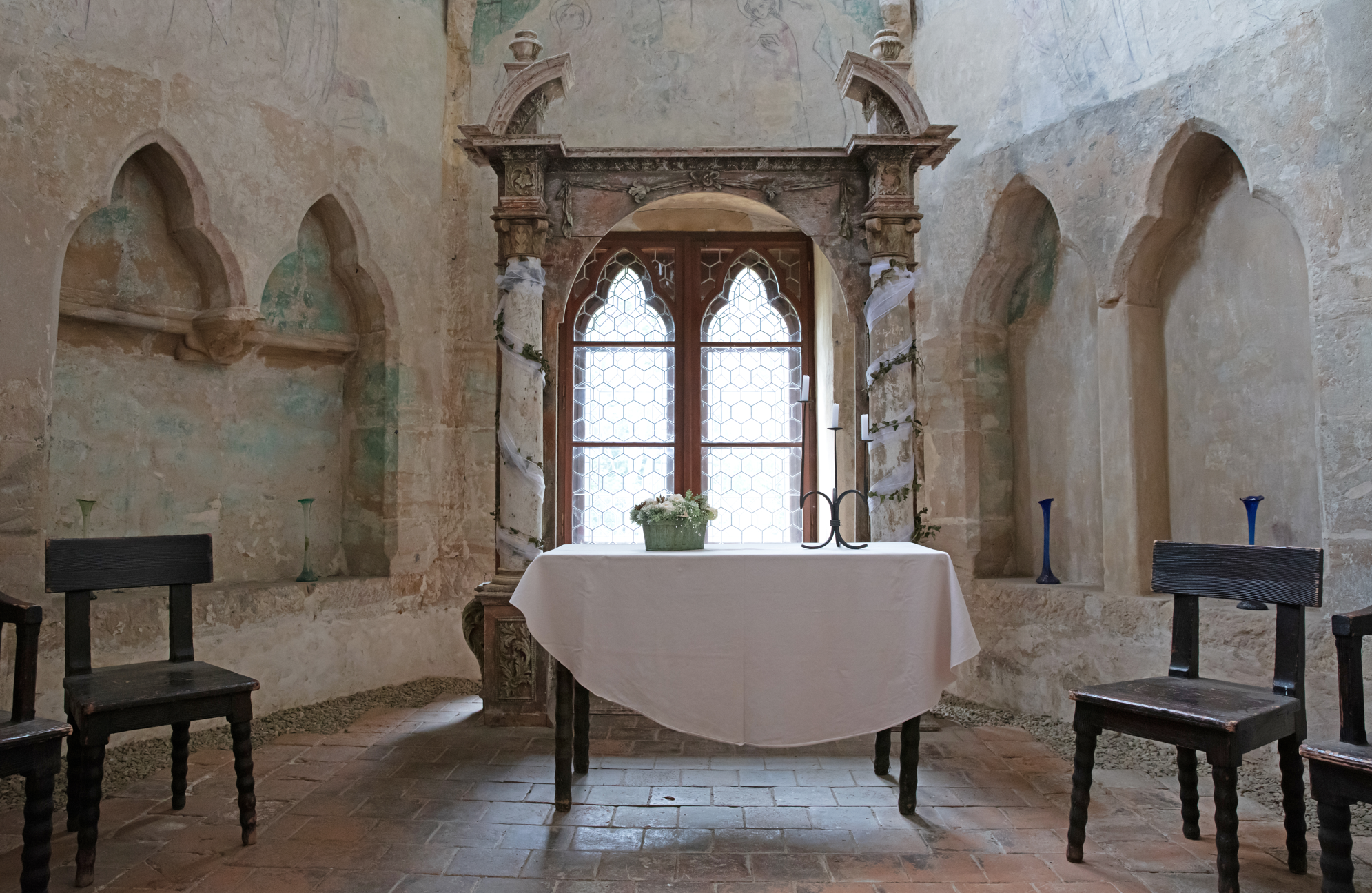 L'aménagement intérieur du château légendaire de Houska (Photo : Shutterstock).