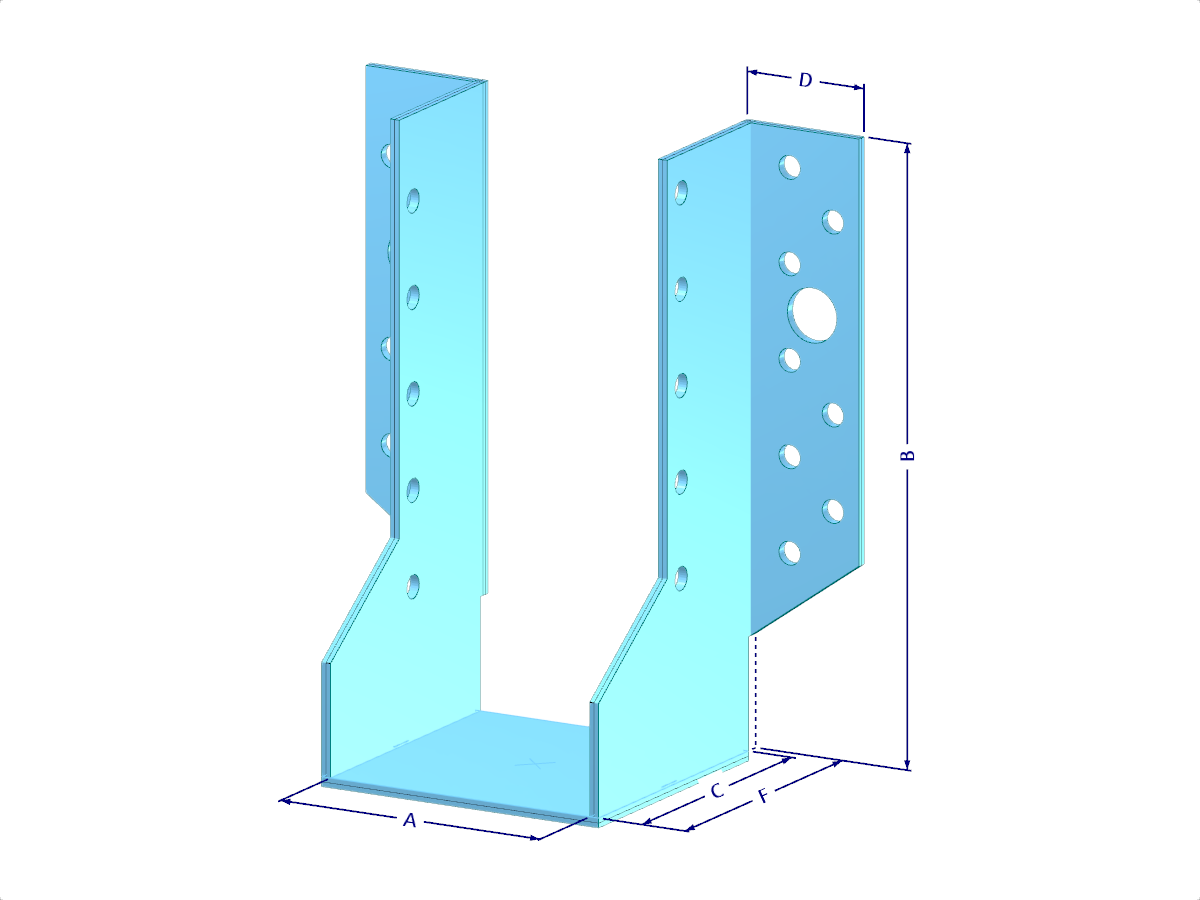 Composant BSNN pour structure en bois en ingénierie civile