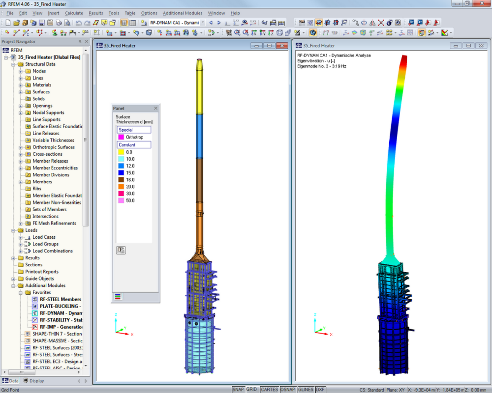 Generatore di calore | Progettato con RFEM da Peter & Partner, Germania |  www.ifs-peter-partner.com