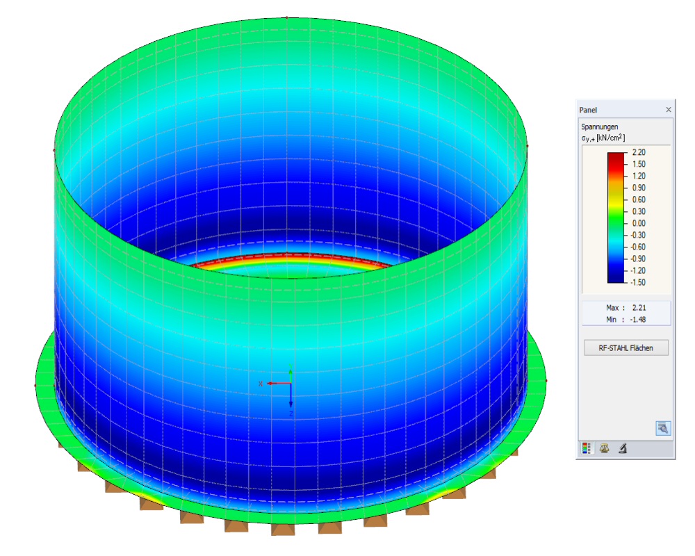 Silo in RFEM