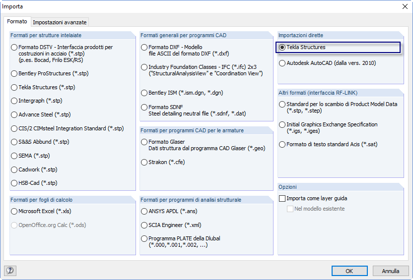 Direkter Import in RFEM