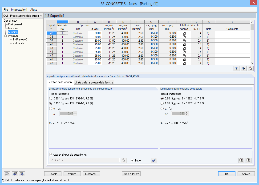 RF-BETON Flächen - 1.3 Flächen, Spannungsnachweis