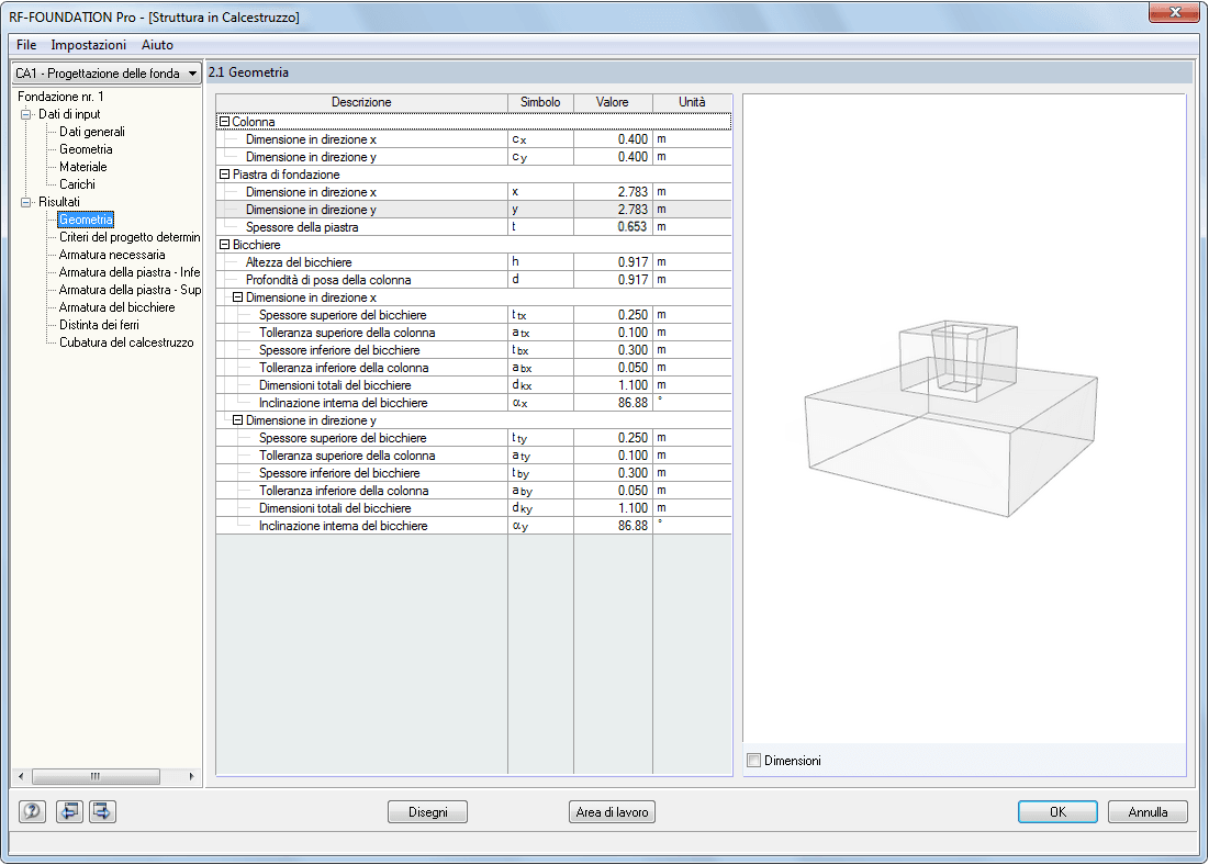 Maske 2.1 Geometrie