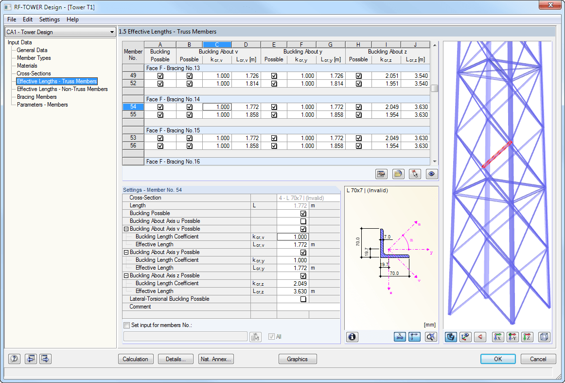 1.5 Effektive Längen - Fachwerkstäbe