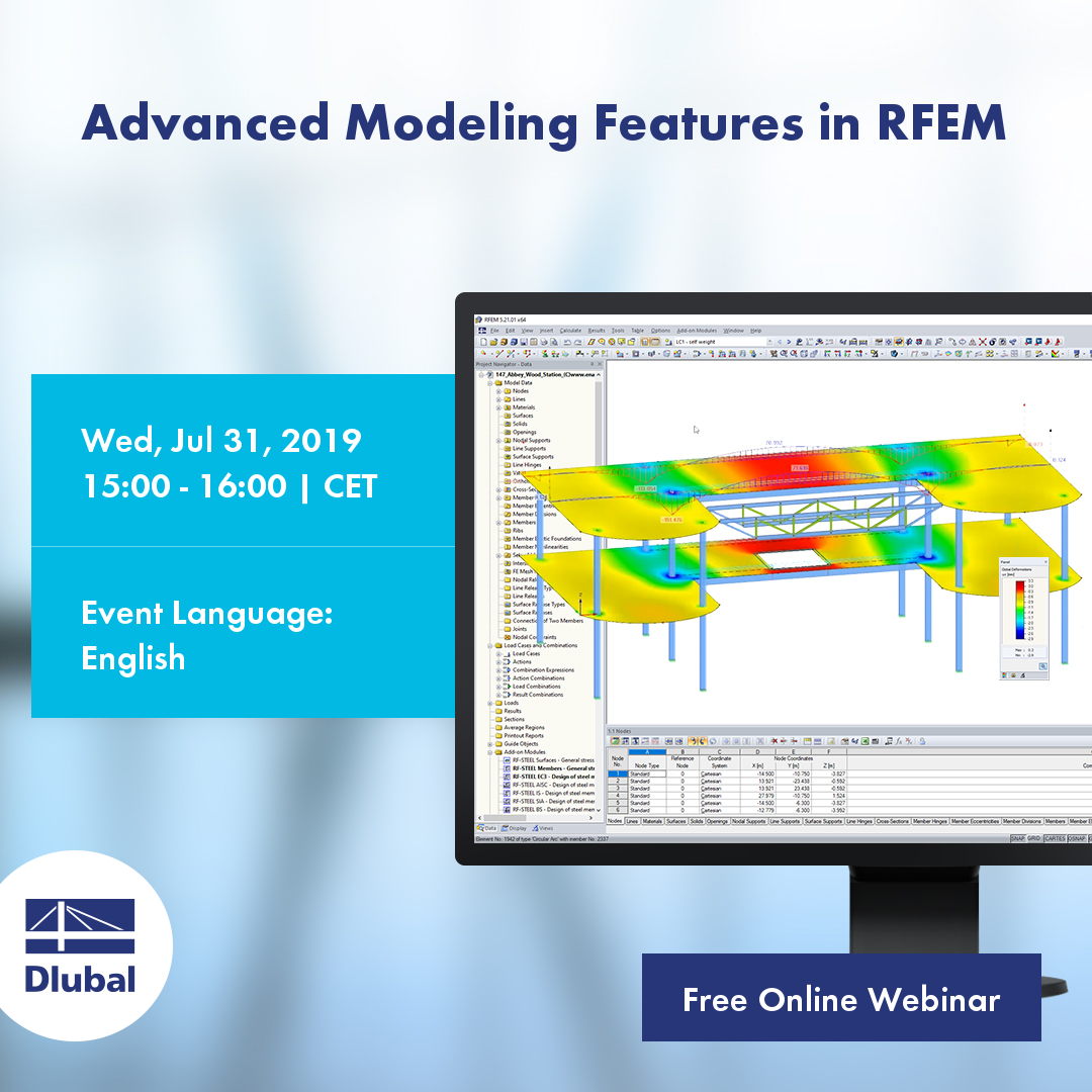 Funzioni di modellazione estese in RFEM