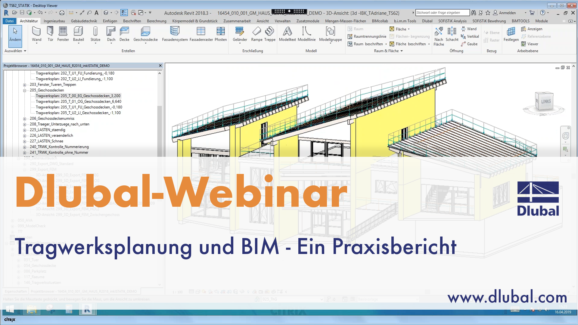 Webinar: Tragwerksplanung und BIM - Ein Praxisbericht