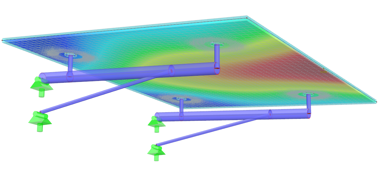 Point Supported Glass Design in RFEM