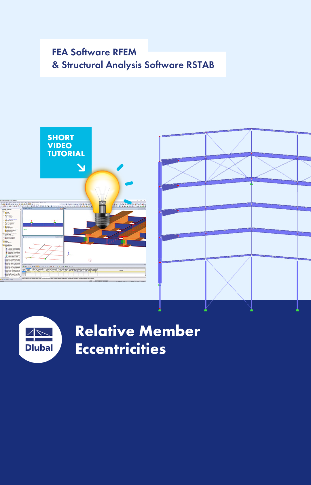 FEA Software RFEM \n & Structural Analysis Software RSTAB