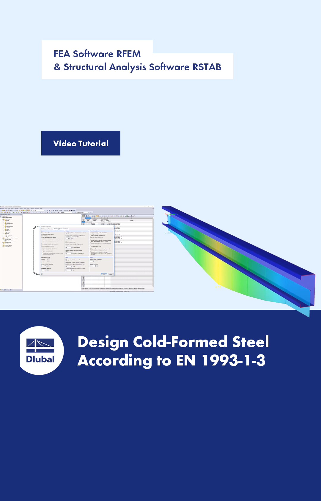 Software agli elementi finiti RFEM\n & Software di analisi strutturale RSTAB