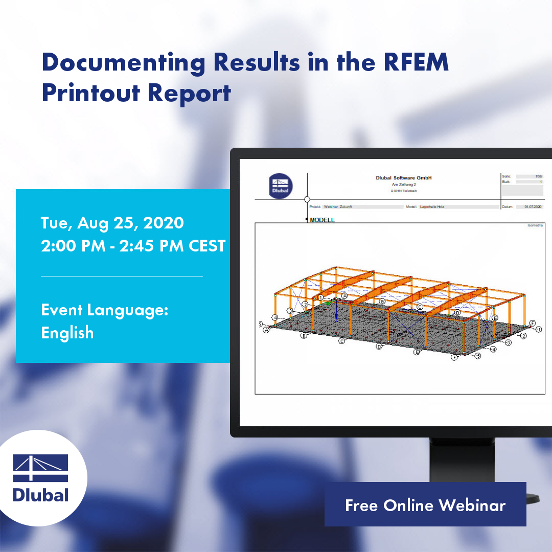 Documentazione dei risultati nella relazione di calcolo in RFEM