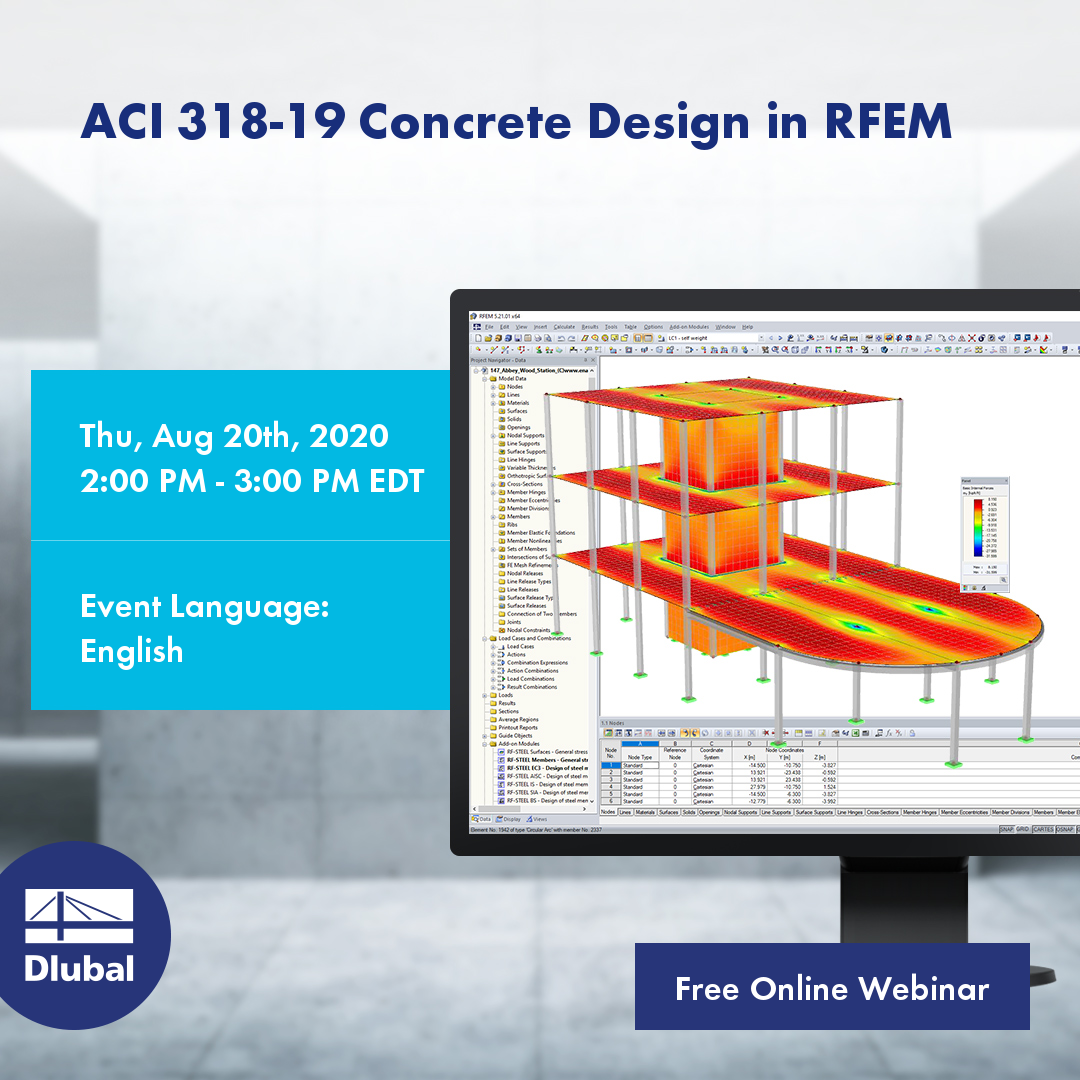 Verifica calcestruzzo secondo ACI 318-19 in RFEM