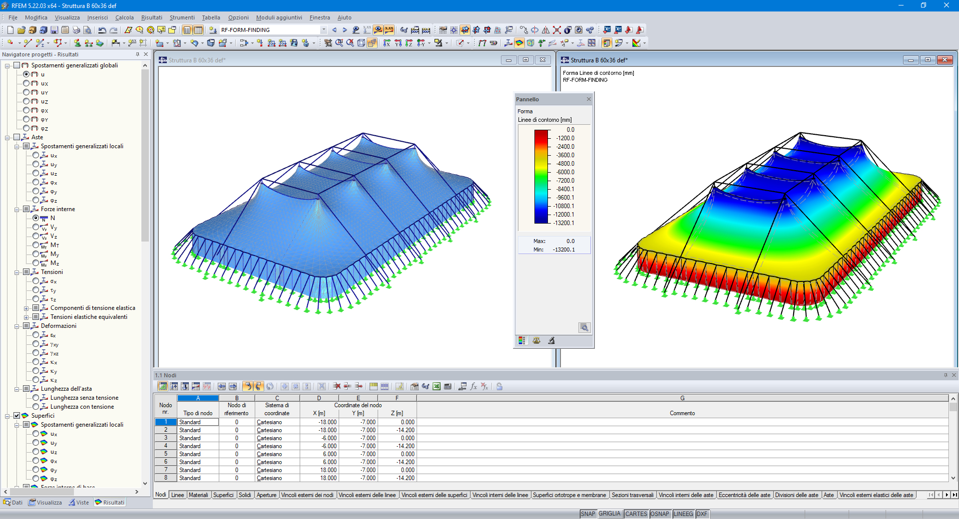 Modellazione geometrica e ricerca della forma in RF-FORM-FINDING (© Studio Rota Nodari)