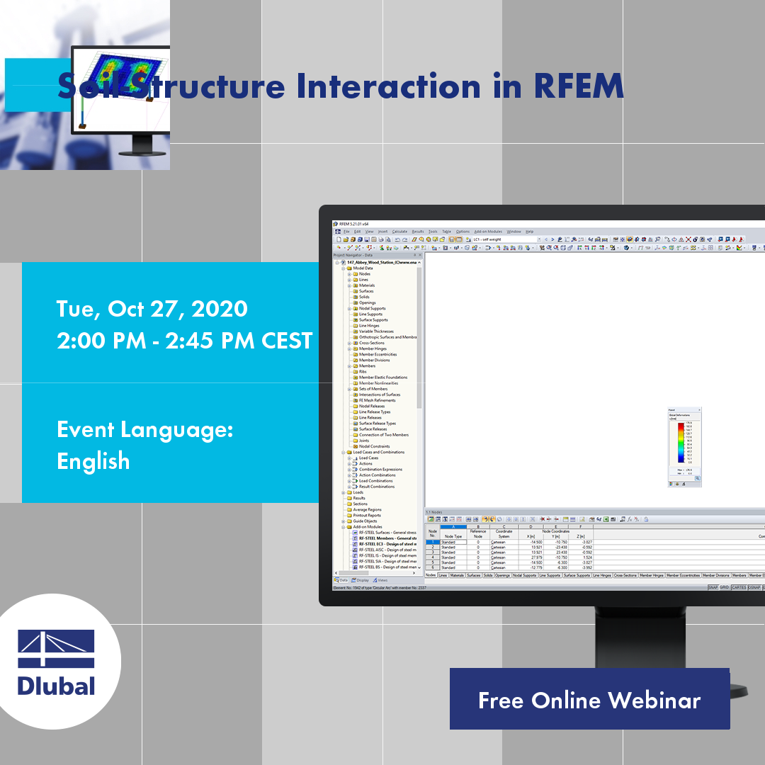 Interazione terreno-struttura in RFEM