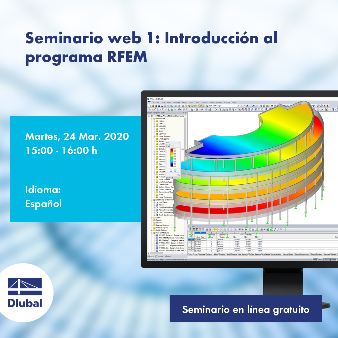 Webinar 1: Instabilità di piastre e gusci con Dlubal Software