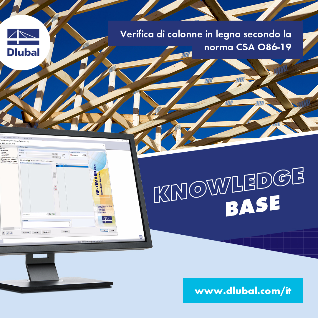 Progettazione di colonne in legno secondo la norma CSA O86-19