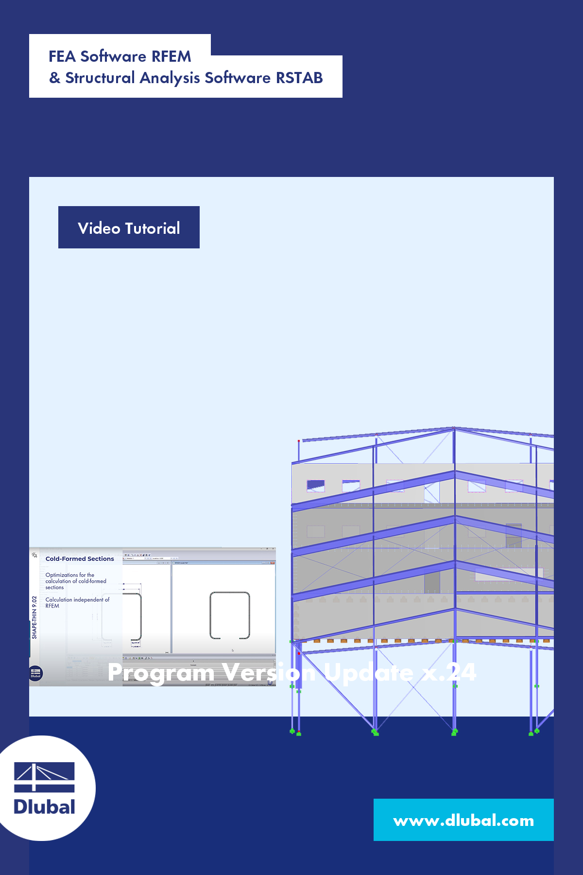 RFEM software FEM \n & RSTAB software per strutture intelaiate