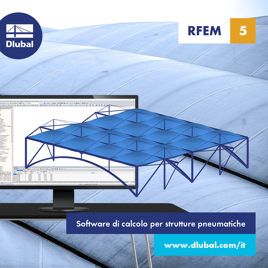 Software per l'analisi strutturale di strutture pneumatiche