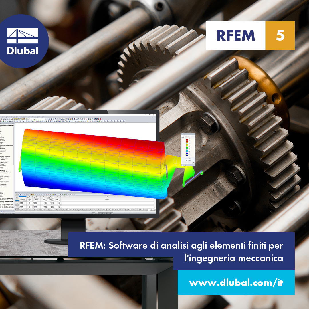 6 - RFEM: Software di analisi FEA e progettazione per l'ingegneria meccanica