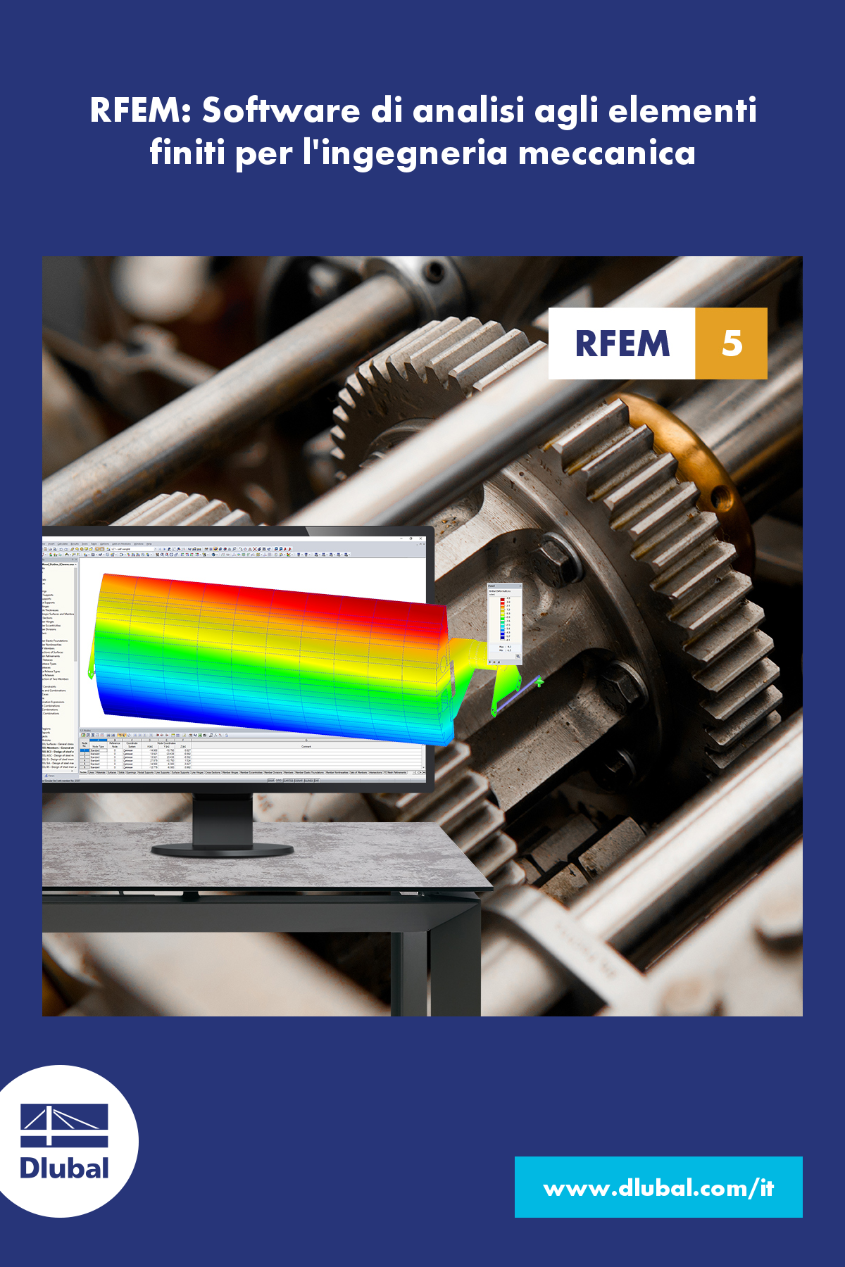 6 - RFEM: Software di analisi FEA e progettazione per l'ingegneria meccanica