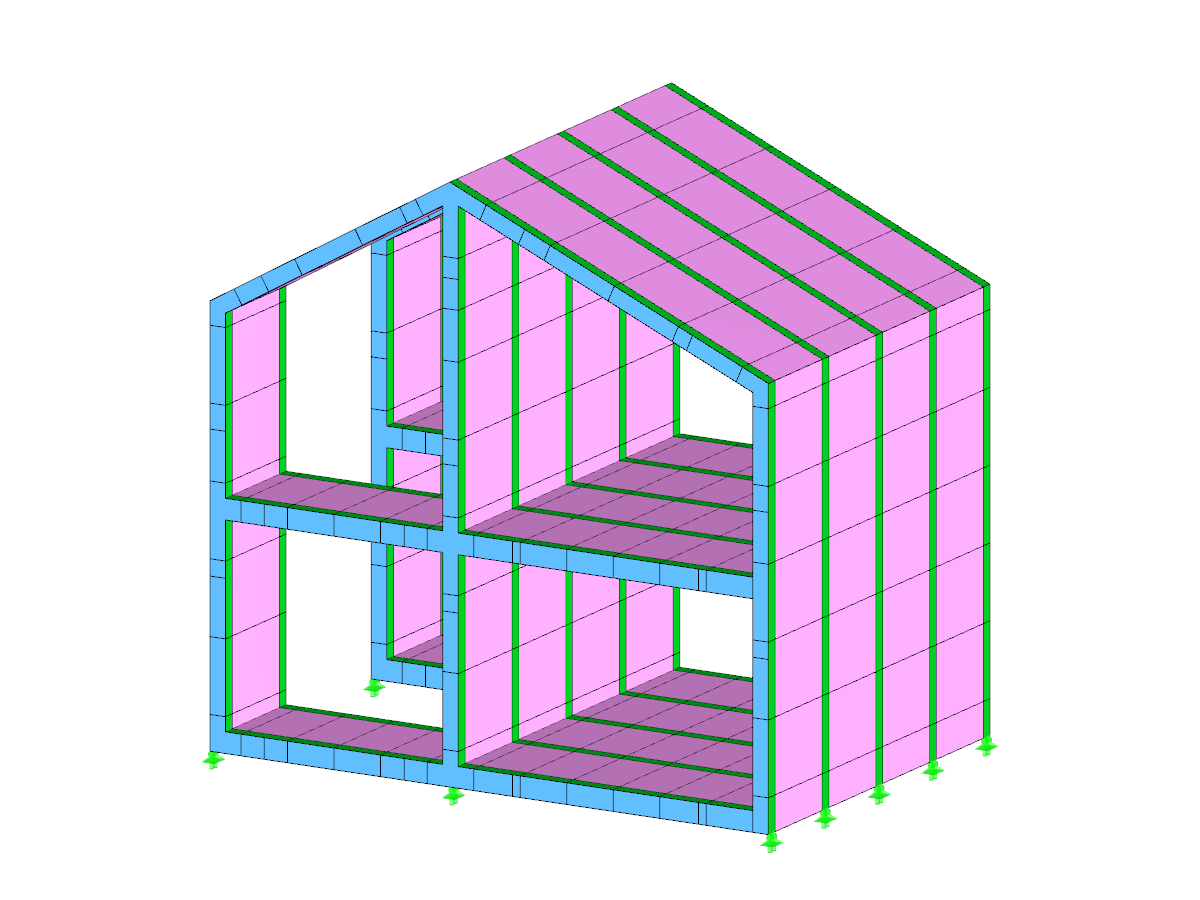 Sistema di costruzione in legno assemblato