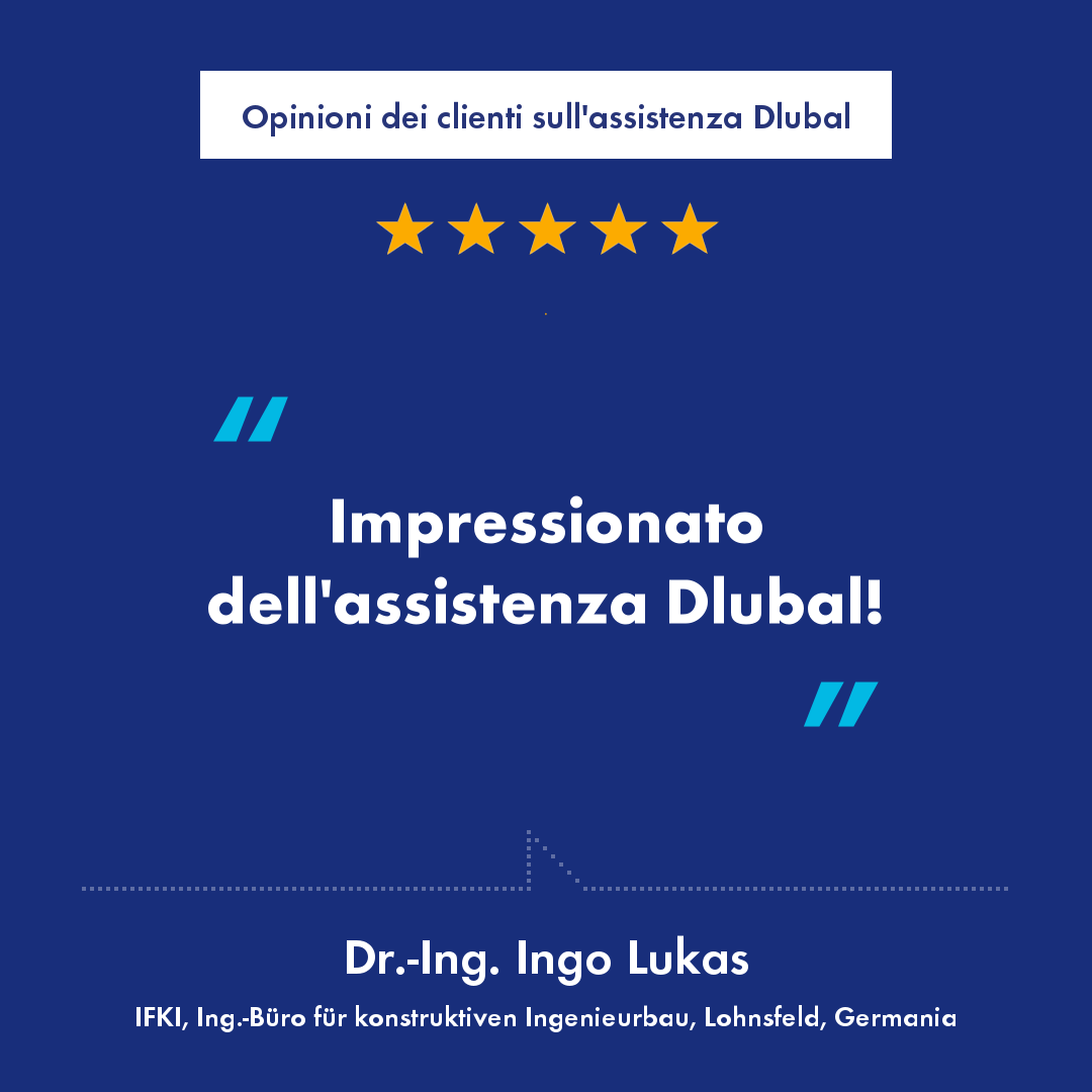 Opinioni dei clienti sull'assistenza Dlubal