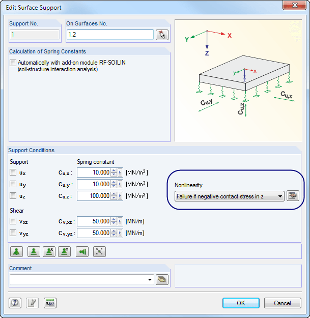 Rottura della fondazione elastica in RFEM