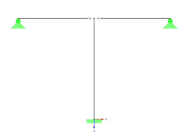 Offset utilizzando aste rigide - Modello wireframe