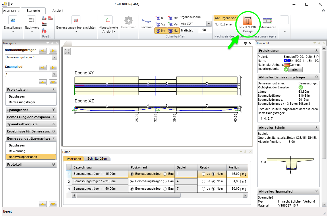 Avvio di RF-TENDON Design