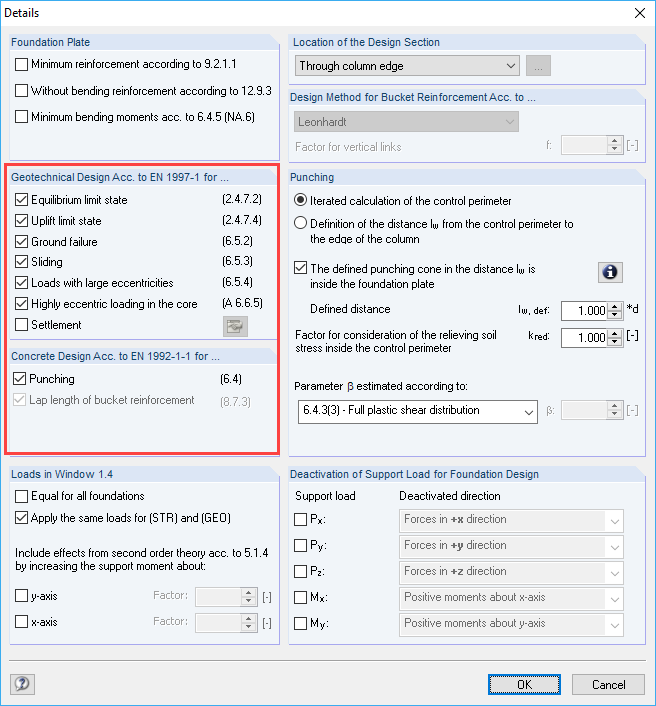 Verifiche di progetto in RF-/FOUNDATION Pro