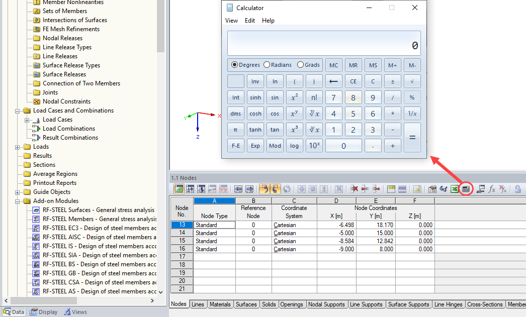 Calcolatrice di Windows 7 in Windows 10