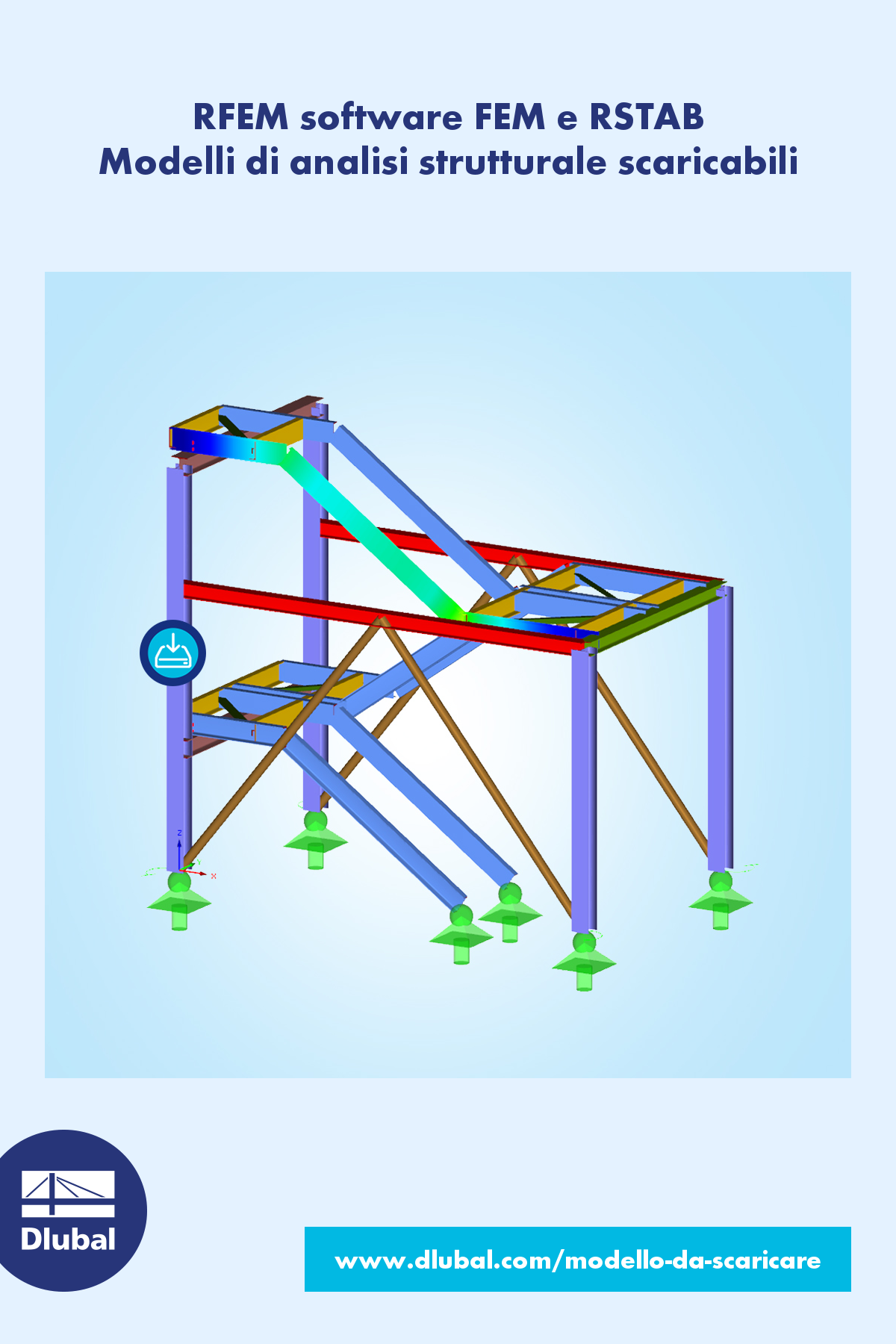 Modelli di analisi strutturale RFEM e RSTAB scaricabili