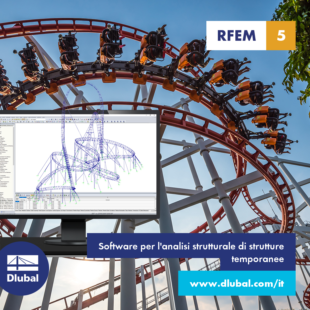 Software per l'analisi strutturale di strutture temporanee