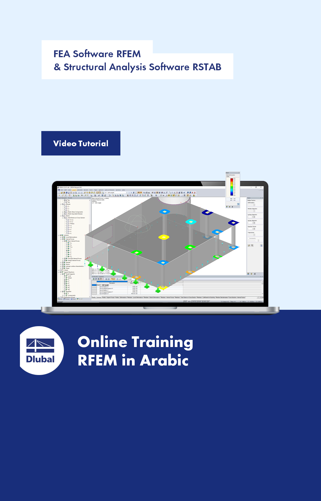 RFEM software FEM \n & RSTAB software per strutture intelaiate