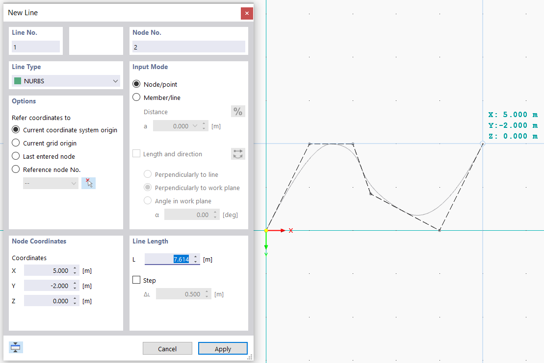 Definizione grafica delle NURBS