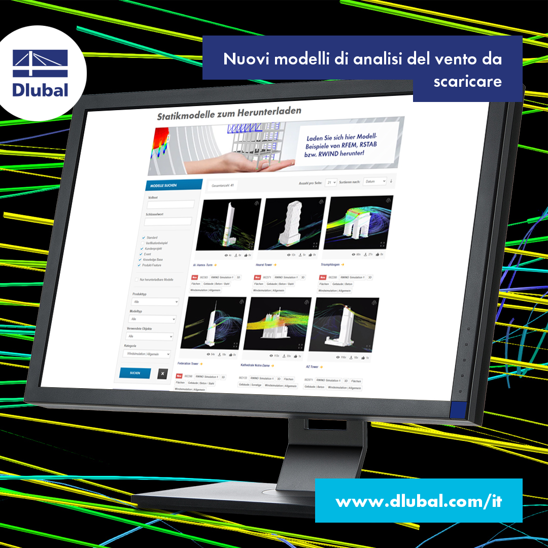 Nuovi modelli di analisi del vento da scaricare