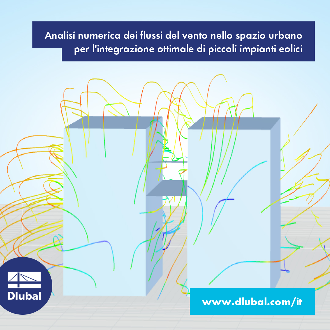 Analisi numerica dei flussi del vento nello spazio urbano per l'integrazione ottimale di piccoli impianti eolici