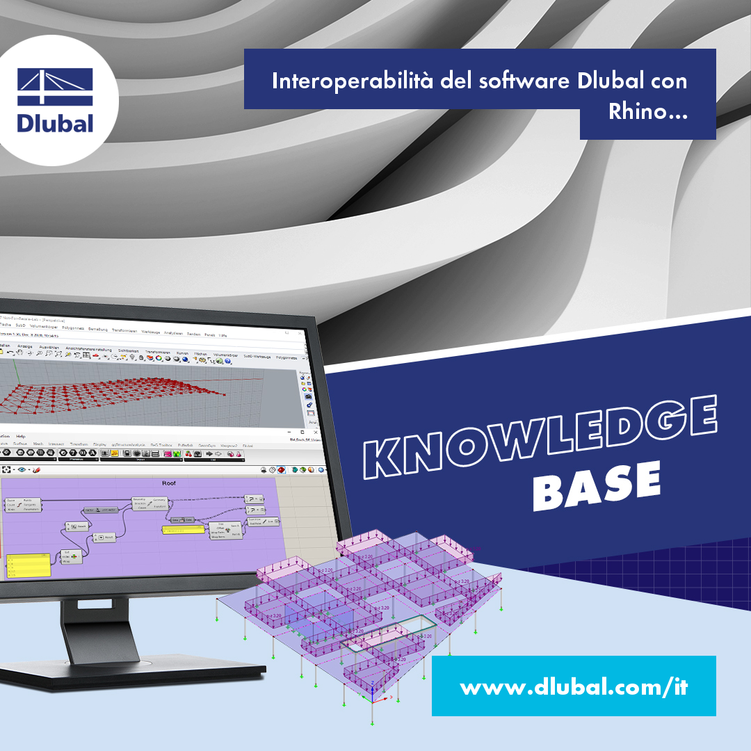 Interoperabilità del software Dlubal con Rhino\n & Grasshopper